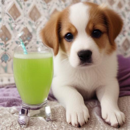 Grape juice, puppy, Creed