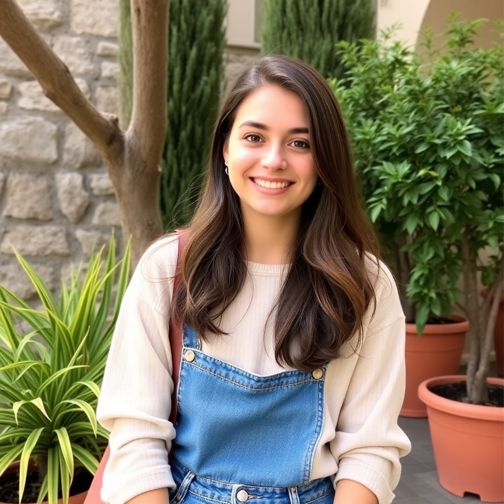 Natural  casual  italian  student