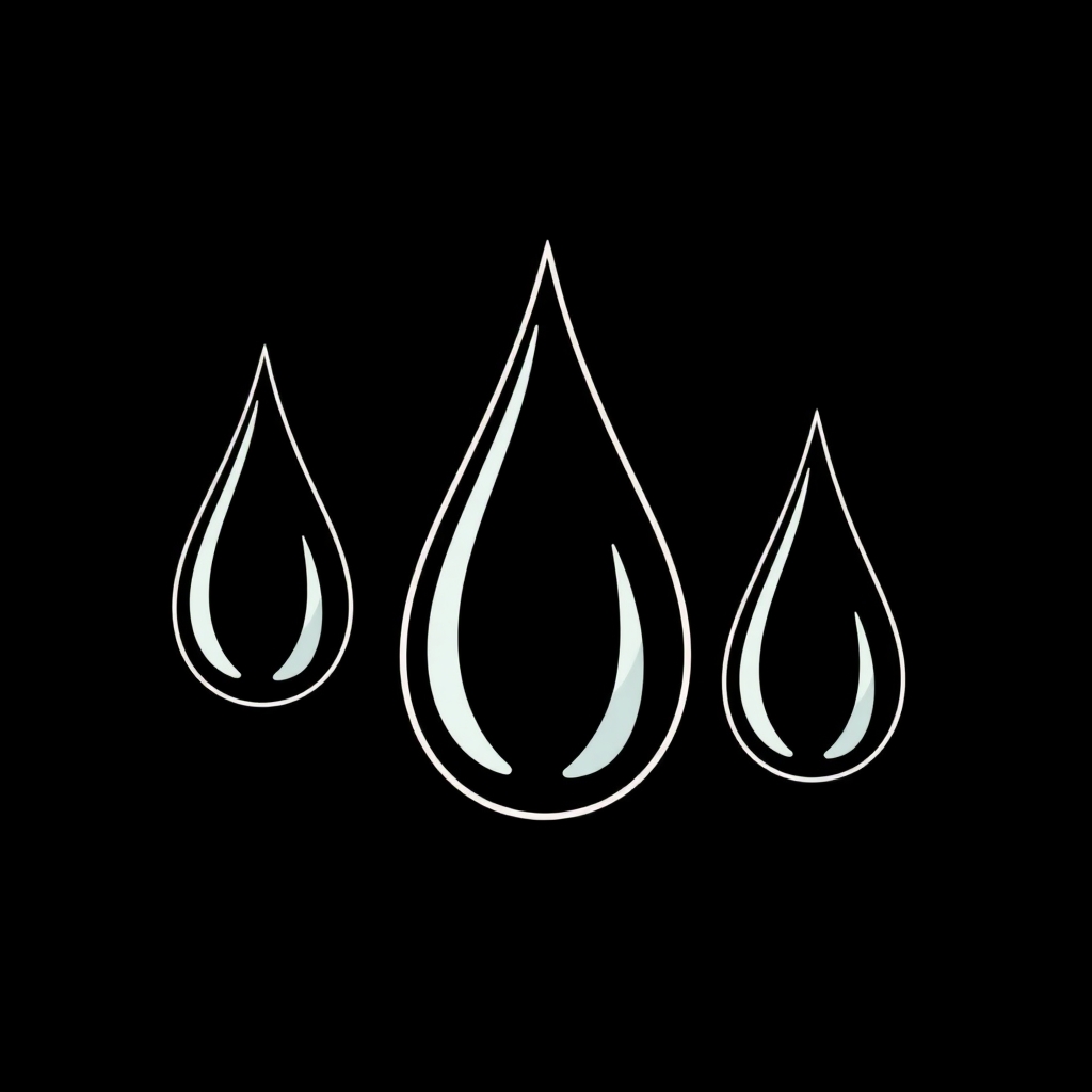 an svg of 3 teardrops