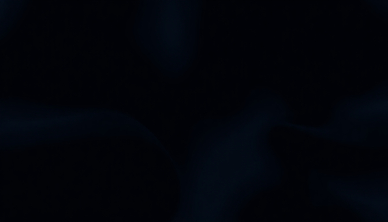 Minimalist dark geometric akin to space/galaxy pattern with subtle gradient transitions, deep navy to black background, low-contrast but smooth geometry elements, seamless design, abstract flowing transitions, perfect for desktop wallpaper, 4K resolution