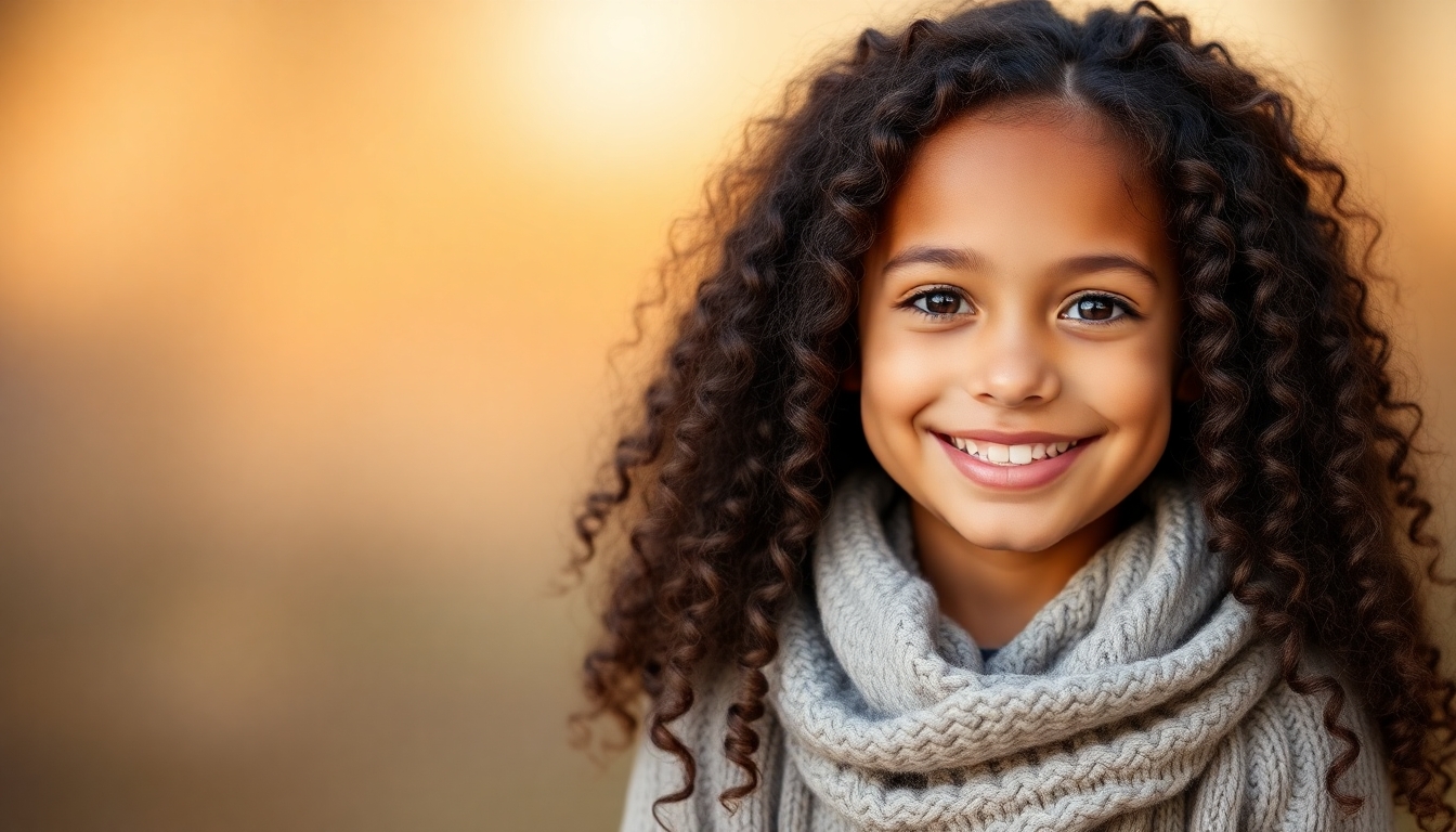 Beautiful girl smiling