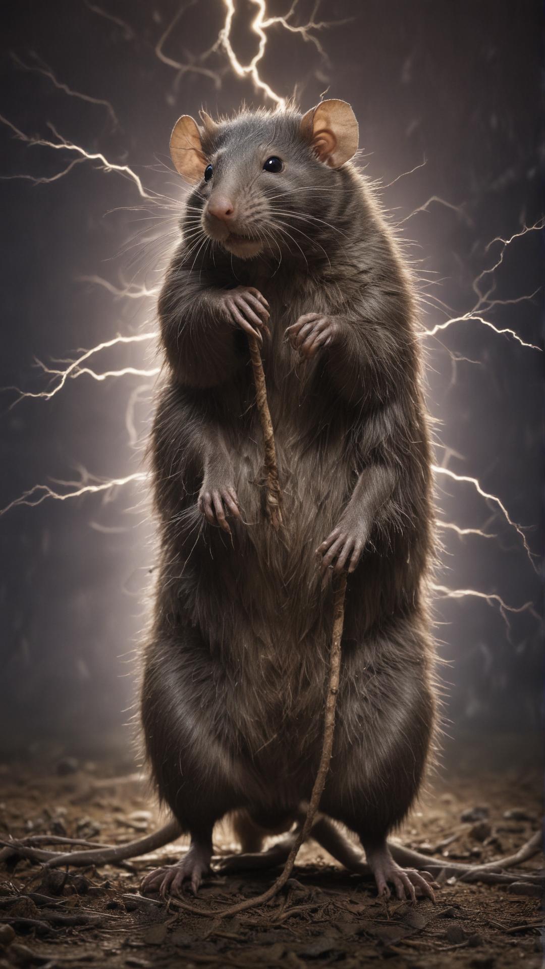 make this - The "rat king" urban legend describes a group of rats whose tails become entangled and bound together, forming a grotesque, monstrous mass, often associated with folklore and superstition