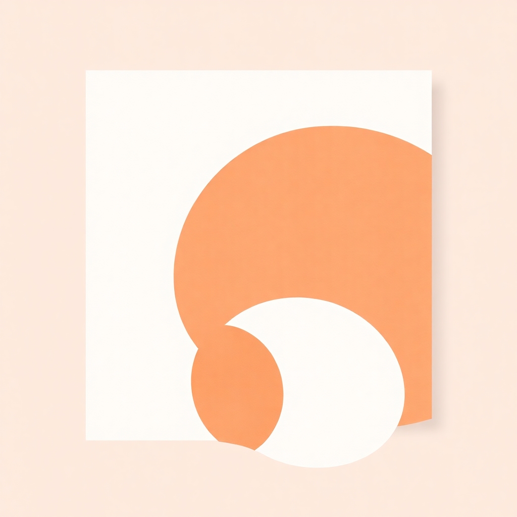 Modern boho abstract wall art, minimal neutral color palette, terracotta, beige, soft earth tones, organic shapes and curves, geometric minimalist design, soft shadows, canvas texture, subtle paper grain, printable art, centered composition, no text, clean background, high resolution, suitable for Etsy digital wall art