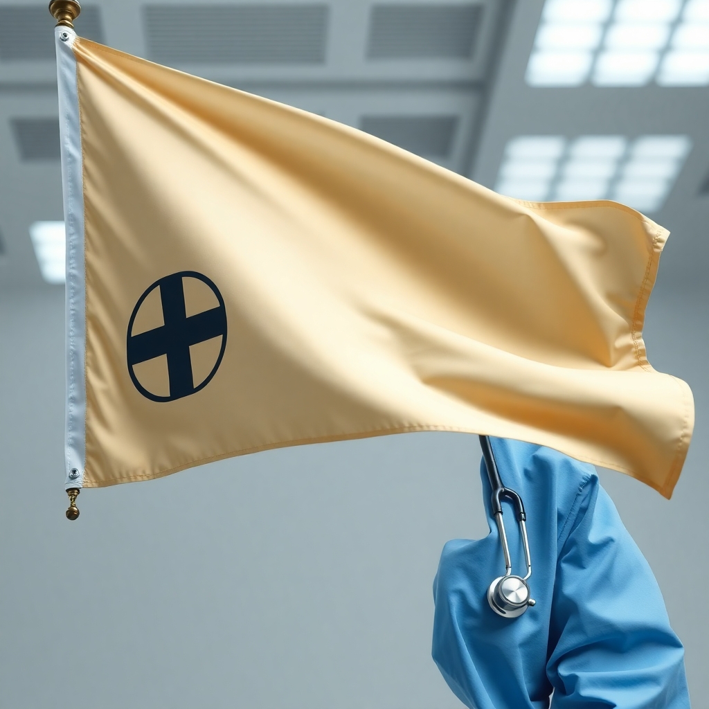 a flag for doctors