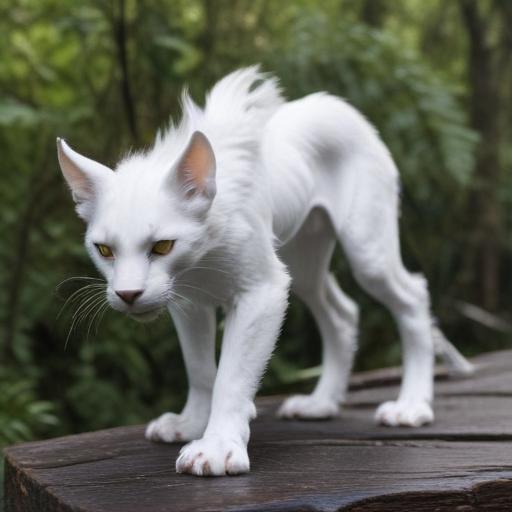 An all white displacer beast