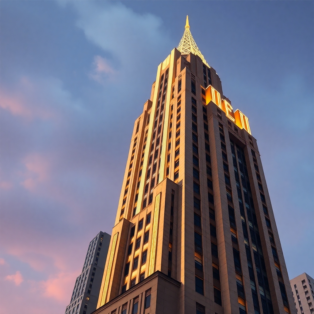 neo art deco skyscraper