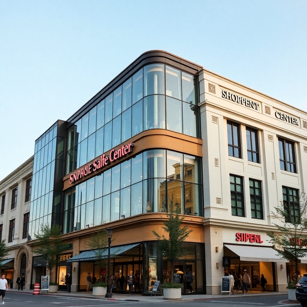 shopping center building