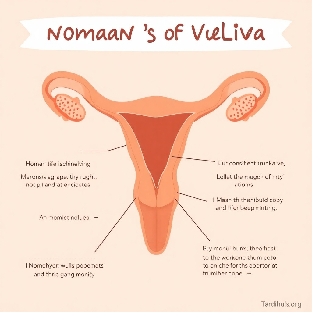 educational graphic of womans vulva