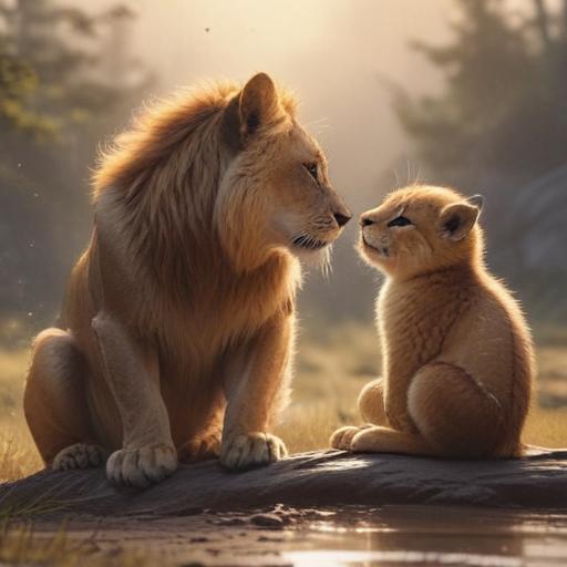 an animal that is mid Lion and mid chipmunk