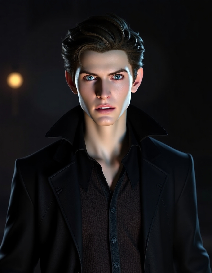 Tom Holland as a vampire