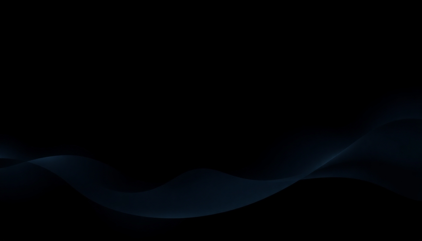 Minimalist dark geometric akin to space/galaxy pattern with subtle gradient transitions, deep navy to black background, low-contrast but smooth geometry elements, seamless design, abstract flowing transitions, perfect for desktop wallpaper, 4K resolution