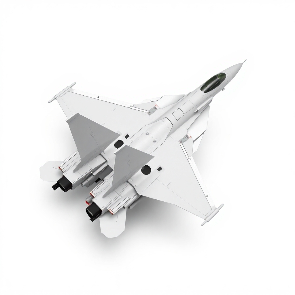 Chengdu J-20 style, Macross Valkyrie, on a white background