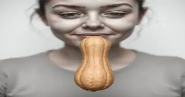 A peanut crossed with a woman.