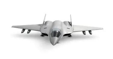 Chengdu J-20 style space fighter on a white background