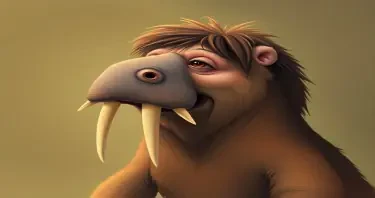 caricature of paul mcCartney as a walrus