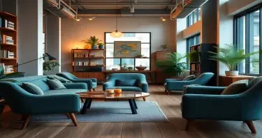 1000 cups of coffee, Use camera ais Canon EOS 5D Mark IV with a Canon EF 24mm f/1. 4L II USM lens, set at aperture f/2. 8 for a depth of field that highlights the furniture clean lines with rich and many detail, randomly color and finished, soft ambient light, studio light setting, ultra realistic, UHD, many details