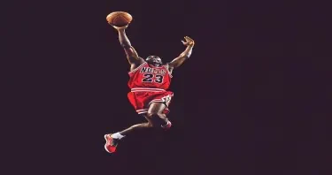 Generate an image Michael Jordan as the GOAT