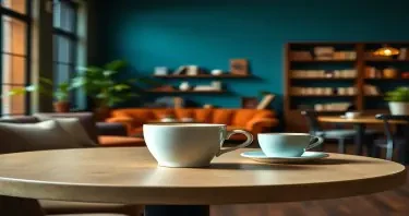 Lots of coffee, Use camera ais Canon EOS 5D Mark IV with a Canon EF 24mm f/1. 4L II USM lens, set at aperture f/2. 8 for a depth of field that highlights the furniture clean lines with rich and many detail, randomly color and finished, soft ambient light, studio light setting, ultra realistic, UHD, many details