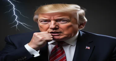 trump picks his nose