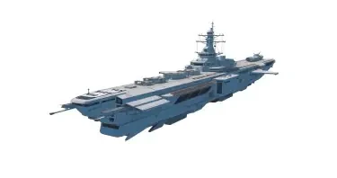 one, Zentraedi style, Soviet, Sci-Fi, space aircraft carrier, on a white background