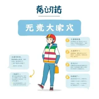 以下为 **1张知识图谱图片生成提示词**，已按要求设置：**比例 9:16、4K质量、任何位置不放置水印**。  ```markdown Generate this image in a TALL, VERTICAL format (aspect ratio 9:16). Do not use the default square format.  A cute and structured infographic in a modern 2D flat vector, hand-drawn illustration style, with a limited color palette of blues, whites, yellows, greens, and reds on a clean white background. High resolution, 4K quality, highly detailed.  The image has a prominent main title in Simplified Chinese ONLY: "人车物协同安全预防图谱" at the top. The image is organized as a vertical knowledge map with three large stacked sections, connected by arrows to show the safety logic: "行人专注通行 → 叉车安全让行 → 物料稳定搬运 → 事故风险降低".  Create three main numbered sections with subtitles in Simplified Chinese ONLY: "1. 行人安全预防", "2. 叉车驾驶要求", "3. 托盘搬运规范".  Section 1 subtitle: "1. 行人安全预防" Include short Chinese bullet points: "走人行道、按路径通行", "叉车区域、保持警惕", "行走专注、不看手机", "不要假设、主动避让".  Visual metaphor for section 1: show a pedestrian wearing a safety vest and helmet walking on a clearly marked pedestrian walkway. Add green arrows showing the safe walking route. Add a red cross over a person looking at a phone while walking. Add warning signs near forklift activity areas and blind spots.  Section 2 subtitle: "2. 叉车驾驶要求" Include short Chinese bullet points: "安全车速、警惕行人", "交叉区域、一停二看三通过", "驾驶前检查、警示正常", "安全系统、功能有效".  Visual metaphor for section 2: show a forklift slowing down before a marked pedestrian crossing area. Add a prominent rule card in Chinese reading "一停 二看 三通过". Show a pre-use inspection checklist beside the forklift, with icons for "警示灯", "喇叭", "刹车", "倒车报警", "安全系统".  Section 3 subtitle: "3. 托盘搬运规范" Include short Chinese bullet points: "多件转运、绑带固定", "避免急停、避免急起", "预判转弯、减速慢行", "禁止急转、防止滑落".  Visual metaphor for section 3: show a pallet truck carrying two or more parts secured with 2-3 visible straps. Add a green check mark beside properly strapped goods. Add red crosses over loose parts sliding off, sudden braking, sudden starting, and sharp turning. Show a curved turning path with a large turning radius arrow and a slow-speed symbol.  Use a vertical warehouse aisle layout: the top section shows "人行通道", the middle section shows "叉车通道" and "交叉区域", and the bottom section shows "搬运区域". Use lane markings, safety cones, warning triangles, floor arrows, and clear separation lines between pedestrian routes, forklift routes, and pallet truck routes.  Include clear Chinese labels such as: "人行通道", "叉车通道", "交叉区域", "搬运区域", "减速慢行", "一停二看三通过", "绑带固定", "禁止分心", "禁止急转", "防止滑落".  Use checkboxes (✔️) to indicate safe behaviors: "走规定路线", "保持警惕", "安全车速", "车辆点检", "绑带固定", "减速转弯".  Use red crosses (❌) to indicate unsafe behaviors: "边走边看手机", "默认司机已看见", "交叉口抢行", "警示装置失效", "货物未固定", "急停急起", "急转弯".  Add decorative elements like stars, lightbulbs, gears, safety helmets, reflective vests, warning triangles, safety cones, floor arrows, and small shield icons on the clean white background. Use simple rounded borders around each section card, and connect the three cards with large downward arrows to make the safety flow easy to follow.  Do not place any watermark, logo, brand text, signature, account name, public account text, or hidden mark anywhere on the image.  The layout is structured, clean, balanced, and easy to follow. Strictly NO English text should appear anywhere on the image; use only Simplified Chinese. ```