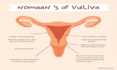 educational graphic of womans vulva