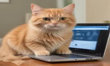 A cat using Windscribe VPN (3-year subscription) and the cat is stoked