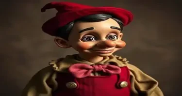 real human that resembles Geppetto from Pinocchio
