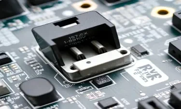 Power connector on motherboard