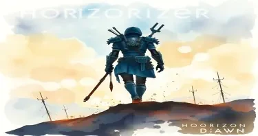 Horizon zero dawn  idea game cover inspired watercolour art
