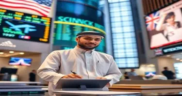 a uae man work on stock exchange