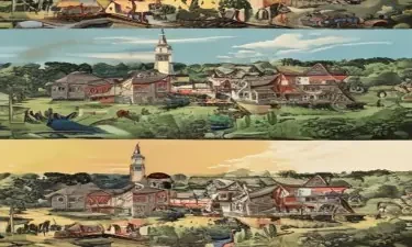 Thirteen colonies historic America