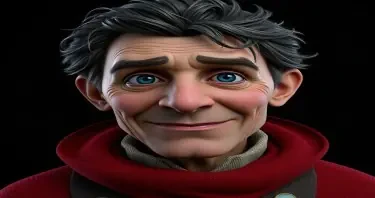 real human that resembles Geppetto