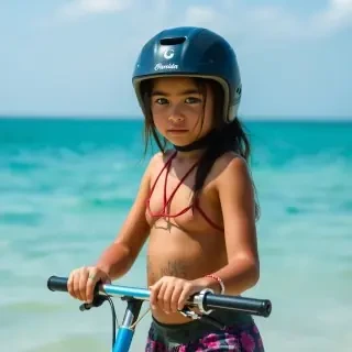 girl in bikin