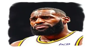 lebron James crying in a Lakers uniform