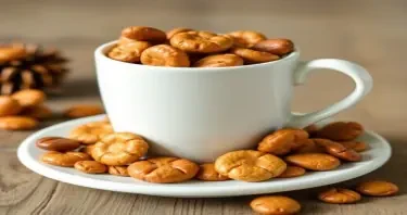 COFFEE CUP FILLED WITH NUT FASTENERS