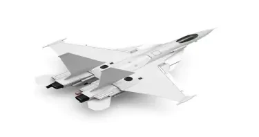 Chengdu J-20 style, Macross Valkyrie, on a white background
