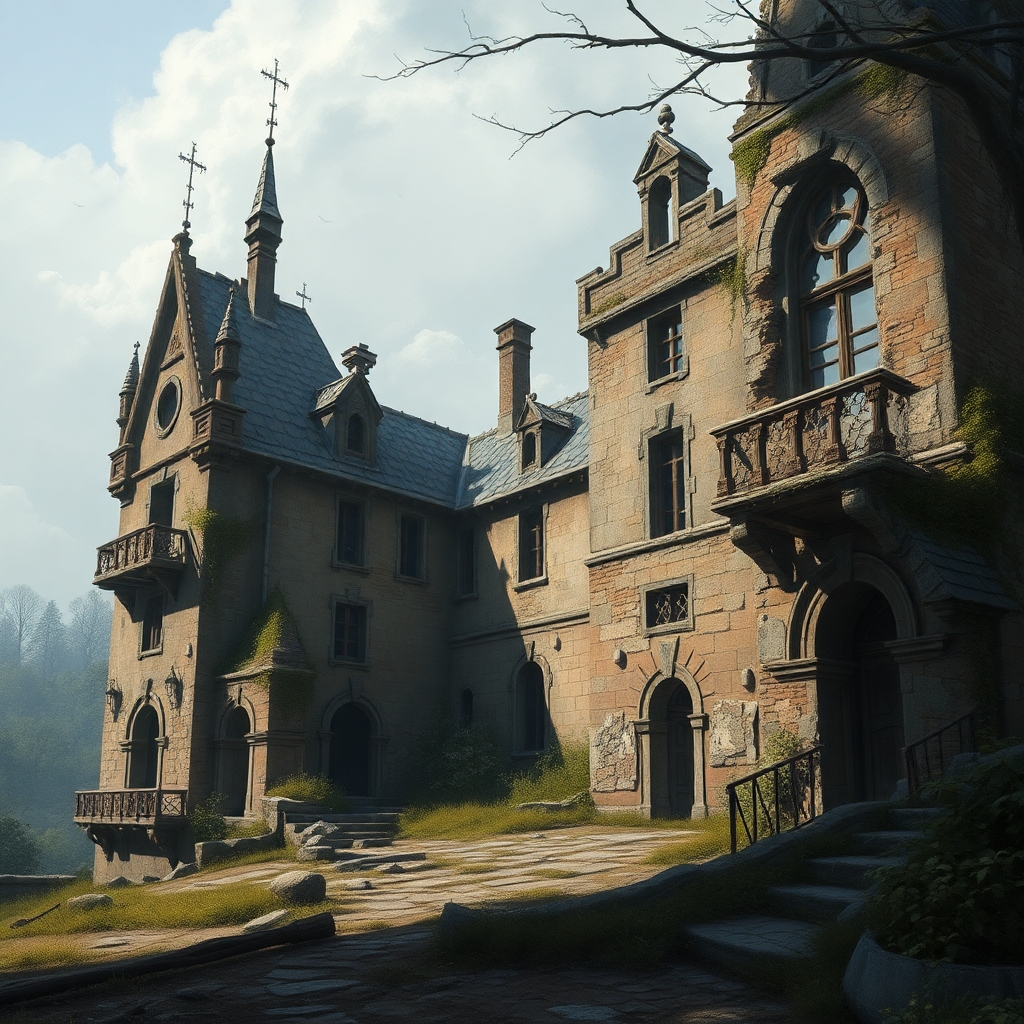 a ruined estate in the city of Mordheim